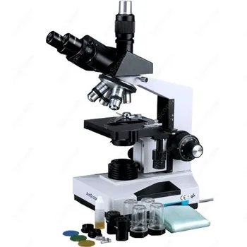 Съставен микроскоп с тъмно поле-AmScope Доставя 40X-1600X Трехокулярный на съставния микроскоп е с тъмно поле