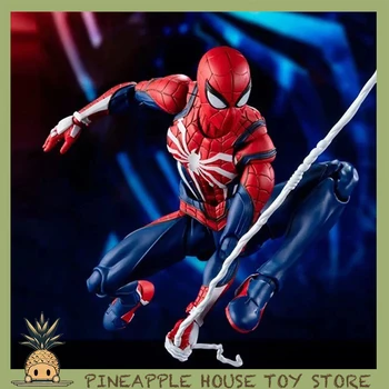 Отмъстителите SHF PS4 Фигурка на Spider-man, Spider-Man Аниме Фигурки Обновляющий Костюм PS4 Game Edition Кукла Играчка са подбрани Модел Подарък