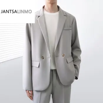 Пролетта лесен нов луксозен модерен мъжки яке 2023 г., гъвкав бизнес случайни яке, универсална дреха за бутик