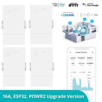 1-10 Бр. SONOFF POW Origin 16A Wifi електромера Превключвател за Наблюдение на Енергия Smart Switch Модул за Автоматизиране, Ewelink Alexa, Google Home