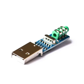 5ШТ Mini USB КПР PCM2704 USB звукова карта Аудио Аналогов КПР USB декодер звукова карта