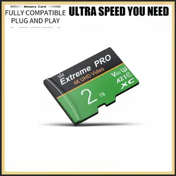 Високоскоростни Карти Памет от 128 GB Micro SD TF Карта TF Flash Memory Card Mini SD Карти 512 GB За Телефон, Компютър, Камера, Дрона
