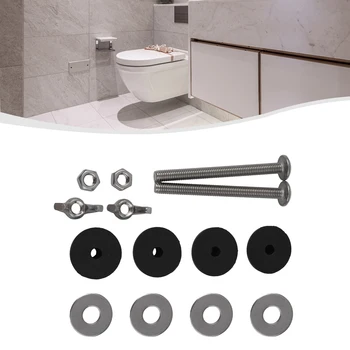 2 елемента Болтове за закрепване на капака на тоалетни Аксесоари за стульчака Резервни части, Болтове, за да се бачка Тоалетна Винтове, за да се бачка тоалетната на Резервоара за тоалетна