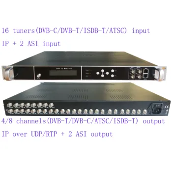 16-лентов модулатор dvb-s2 / S, DVB-T catv, 16-лентов DVB-T тунер за DVB-T RF модулатор, главното устройство на телевизора, за училище/ болница/хотел
