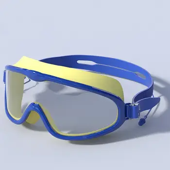 Гъвкави професионални детски летни очила за плуване, херметически затворени очила за плуване, за монтиране на лицето, с висока разделителна способност за работа под вода