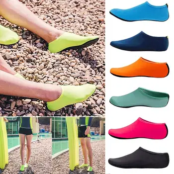2023 1 чифт Мъжки дамски летни плажни обувки Нескользящие бързо съхнещи морски чорапи за гмуркане, гмуркане, гмуркане с шнорхел, сърф