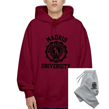 Заглавие: Hoody с логото на Мадридски университет (на разположение на всички цветове и завязки) мъжки hoody