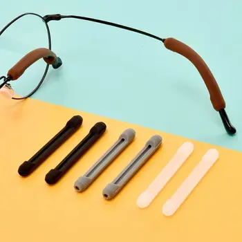 5 двойки еластични противоскользящих ръкави, очила Новата смяна, удобен противоскользящий ухото на куката, гумен ръкав, силикон държач за дюзи за очила