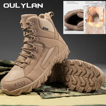 Dr. обувки за мъже и жени, тактически обувки, зимни топли зимни обувки за къмпинг, модни армейските маратонки за туризъм в пустинята