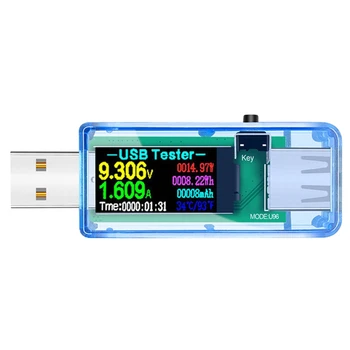USB-тестер Цифров Волтметър за постоянен ток, Амперметър, Детектор за напрежение, индикаторът на зарядното устройство