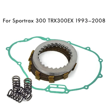 Комплект Съединител Фрикционни Плоча на Съединителя Тежкотоварни Система и Уплътнението на Капака За Honda Sportrax TRX300EX 1993-2008