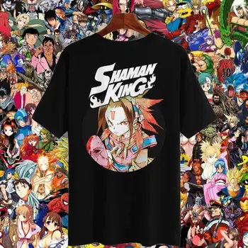 Класическа тениска Shaman King, шаман, йо Асакура, аниме, амидамару, йо, друид