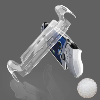За игрова конзола Sony PlayStation Portal Case Прозрачна силиконова защитната обвивка, задната част на кутията, ергономичен кожен калъф за носене, слот аксесоари