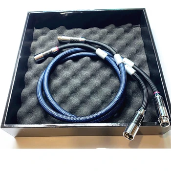 Furutech Lineflux XLR Аудио Балансный кабел от въглеродни влакна Plug Xlr за усилвател за Hi-Fi CD плеър