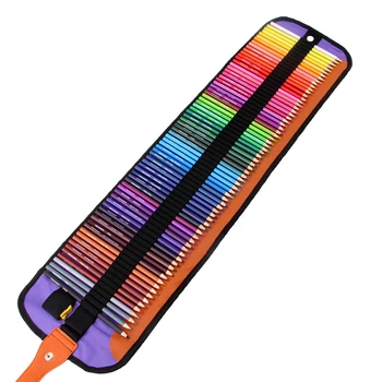72 Цвят Дървени цветни моливи lapis de cor, нетоксичен, не съдържа олово, мазен молив, писалка за училищна рисунка, скица