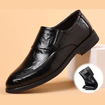 Мъжки Модельная Обувки, Ежедневни Мъжки Кожени Официалната Обувки Нов Мъжки Обувки От Телешка Кожа