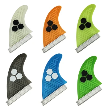 Средният размер на UPSURF FCS ⅱ Перки за дъски за сърф Quilhas За Три Комплекта Мобилни Къси Перки За дъски Стабилизатор За Дъски за сърф Стекловолоконные Перки
