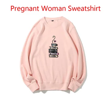 Любовно писмо, Забавен Сладък Пуловер с хубав принтом, hoody за бременни, Мода Корейската версия, Дамски блузи за бременни, Пролет