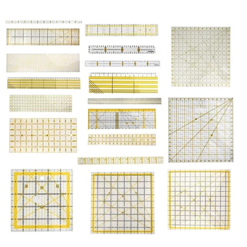 Линия за изрисуване на шаблон на архитекта-Като със собствените си ръце-Квадрат на линия за рязане на тъкани