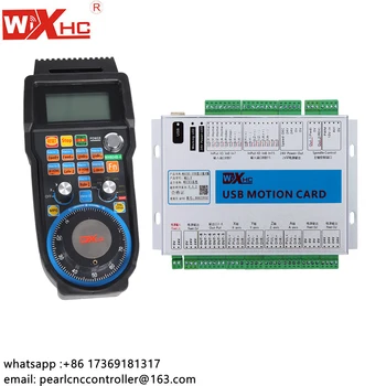 USB-карта за управление на MACH3 и безжична окачване MPG 3/4/6 ос WHB04B + MK4 XHC фирмен комплект за управление на машини с ЦПУ