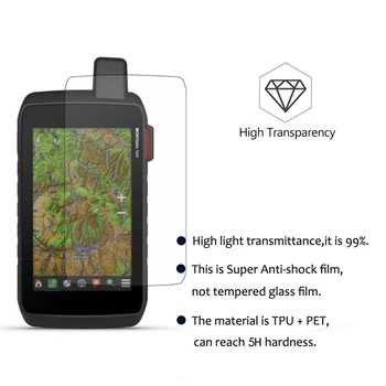 3шт HD Прозрачно Защитно Фолио За Екрана Ультратонкая Филм За Преносим GPS Garmin Montana 700 700i 750i Nano Противоударная PET-Фолио Без Стъкло