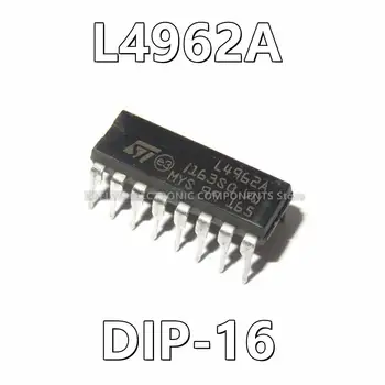 10 бр./лот L4962A L4962 стъпка надолу регулатор смяна на IC с положителен регламент 5.1 V, 1 Изход 1.5 A 16-DIP