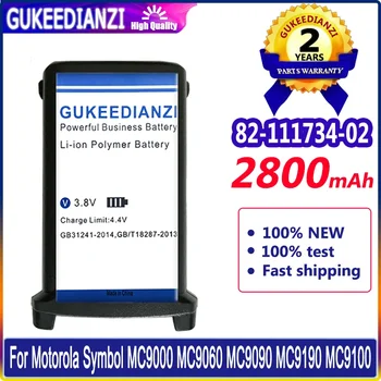 Батерия GUKEEDIANZI 82-111734-02 2800 mah За Motorola Symbol MC9090 MC9190 MC9000 MC9060 MC9100 Bateria