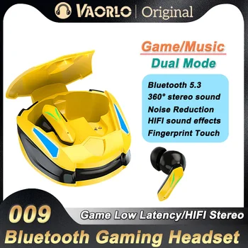 Нови Игрални Слушалки TWS Bluetooth 5.3 ниска латентност Безжични Слушалки с HD Микрофон Слот/Музикални Слушалки с двоен Режим на Шумопотискане