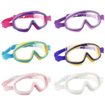 2024 Нови плувни очила Без течове, фарове за Мъгла, UV-защита за деца, момчета и момичета, сигурна меки силиконови плувни очила за деца