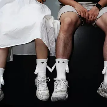 Kroean Магнитни чорапи, Трикотаж носочные изделия Бели Дишащи Фини дамски чорапи С бродирани Чорапи от ръка на ръка за момичета
