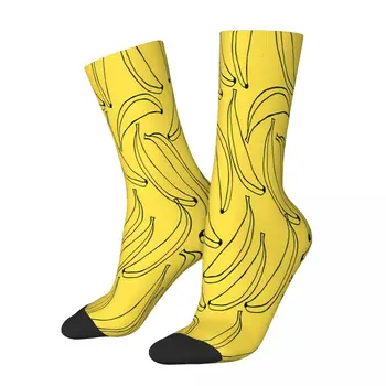 Сладки Банани, Плодови Чорапи Мъжки Дамски Зимни Чорапи Harajuku
