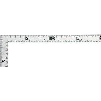 Принцип на огъване SHINWA за дървообработване С фин полировальным покритие 30 × 15 см, с гравиран заден ъгъл на 12114