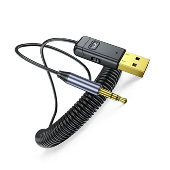 Авто аудио Bluetooth-съвместими USB адаптер 3-5 мм приемник кола