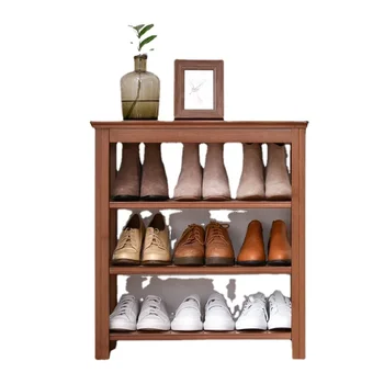 ZL Проста задвижваната компактен шкаф за обувки, голям рафт за обувки, домакински защита от прах