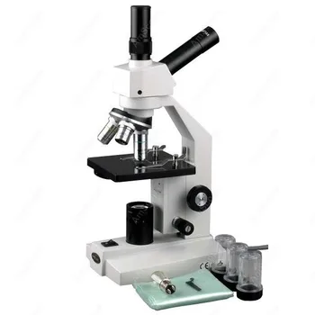 Биологичен съставен микроскоп с двойна преглед-AmScope доставя 40x-640x Биологичен съставен микроскоп с двойна преглед