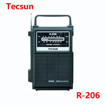 Радио Tecsun R-206 FM Джобно FM-Мултифункционален Вещательное Полупроводниковое Средневолновое Двухдиапазонное Радио Tecsun R206