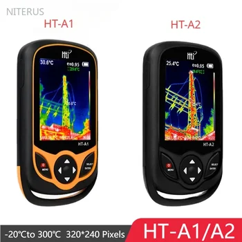 TFT Джобен тепловизор HT-A1 / HT-A2 Измерване на температура, измервателни инструменти, Ръчни 3,2-инчов дисплей, екран за лов