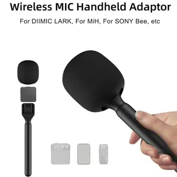 1 комплект преносим безжичен микрофон за DJIMIC/RODE, безжични микрофони, мобилна преносима шапка за интервю на открито