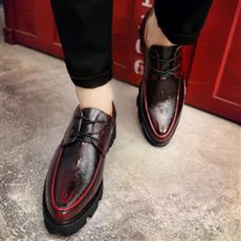 Мъжки обувки за момчета; Новост 2023 г.; Мъжки Ежедневни Кожени обувки; Есен Дишаща мъжки обувки от естествена кожа С мека подметка; Работна обувки