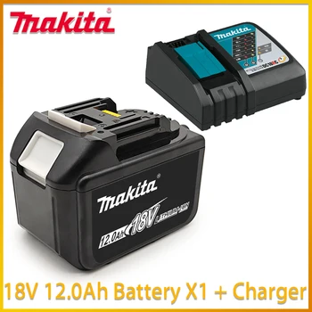 18V 100% Оригинална Батерия 18V Makita 12000mAh За Лаптопи С Led Литиево-йонна батерия Заместител на BL1830 BL1860B BL1860 BL1850
