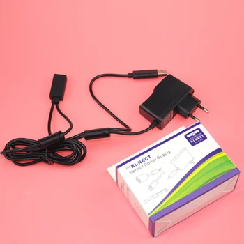 1БР Черно Източник на Захранване Ac 100V-240V Plug EU Адаптер USB-Зарядно Устройство за Microsoft За Xbox 360 Kinect Сензор