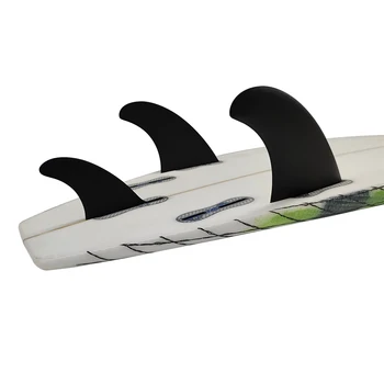 Перки за дъски за сърф UPSURF FCS 2 Т1 Пластмасови високо Ефективни Перки За сърфиране За дъски за риболов, подруливающее устройство funboard Twin Side + Централна Перка