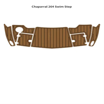 Качествена лодка-платформа за плуване Chaparral 264 от пяна EVA и изкуствен тиково дърво, подложка за пода на палубата