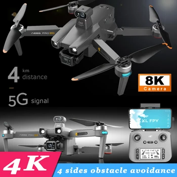 AE86 GPS Dron Професионален 360 ° Заобикаляне на Препятствия 8K Двойна HD Камера 5G Бесщеточный Мотор Сгъваема Квадрокоптер безпилотен самолет с Камера