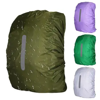 Водоустойчив калъф за Многофункционална раница дъждобран за раницата с светоотражающей ивица, чанта за съхранение в училище, къмпинг на открито
