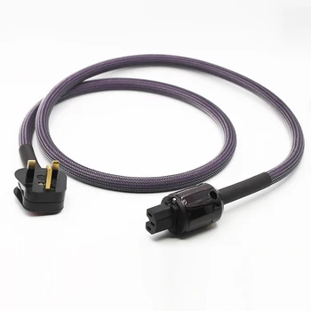 AC-313 HI-End UK Мрежов кабел ac UK 3-Пинов Щепсел до Мрежовия кабел IEC C13 HIFI Audiophille