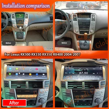 За Lexus RX300 RX330 RX350 RX400 2004-2007 Android Автомагнитола 2Din Стереоприемник Авторадио Мултимедиен Плейър GPS Навигатор