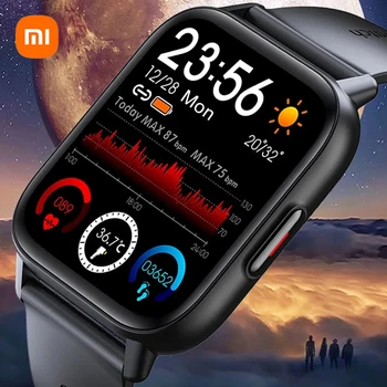 Xiaomi Mijia1.69-инчови умни часовници, Мъжки часовници с температура на тялото, Полноэкранные умен часовник със сензорен екран, Дамски часовници с точна кислородным наблюдение на здравето