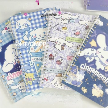 Sanrio Hello Kitty Kuromi My Melody Cinnamoroll High Value Coil Notebook Ограничен брой Студентски най-сладкото бележници Бележник за записи Списания