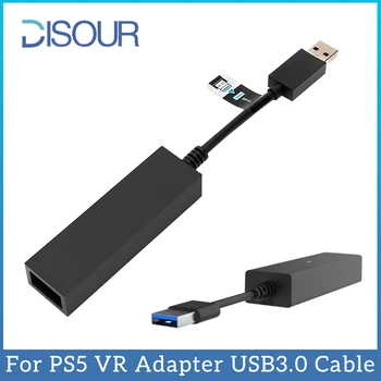 DISOUR USB 3.0 VR Кабел-Адаптер PS КЪМ PS5 VR Конектор Мини-Камера, Адаптер За Игри PS5 Аксесоари PS4 Камера PlayStation VR